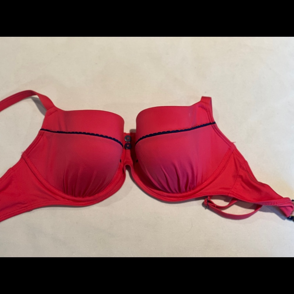 Panache Cleo Lucille Balconette Bikini Top - Coral - Picture 3 of 5